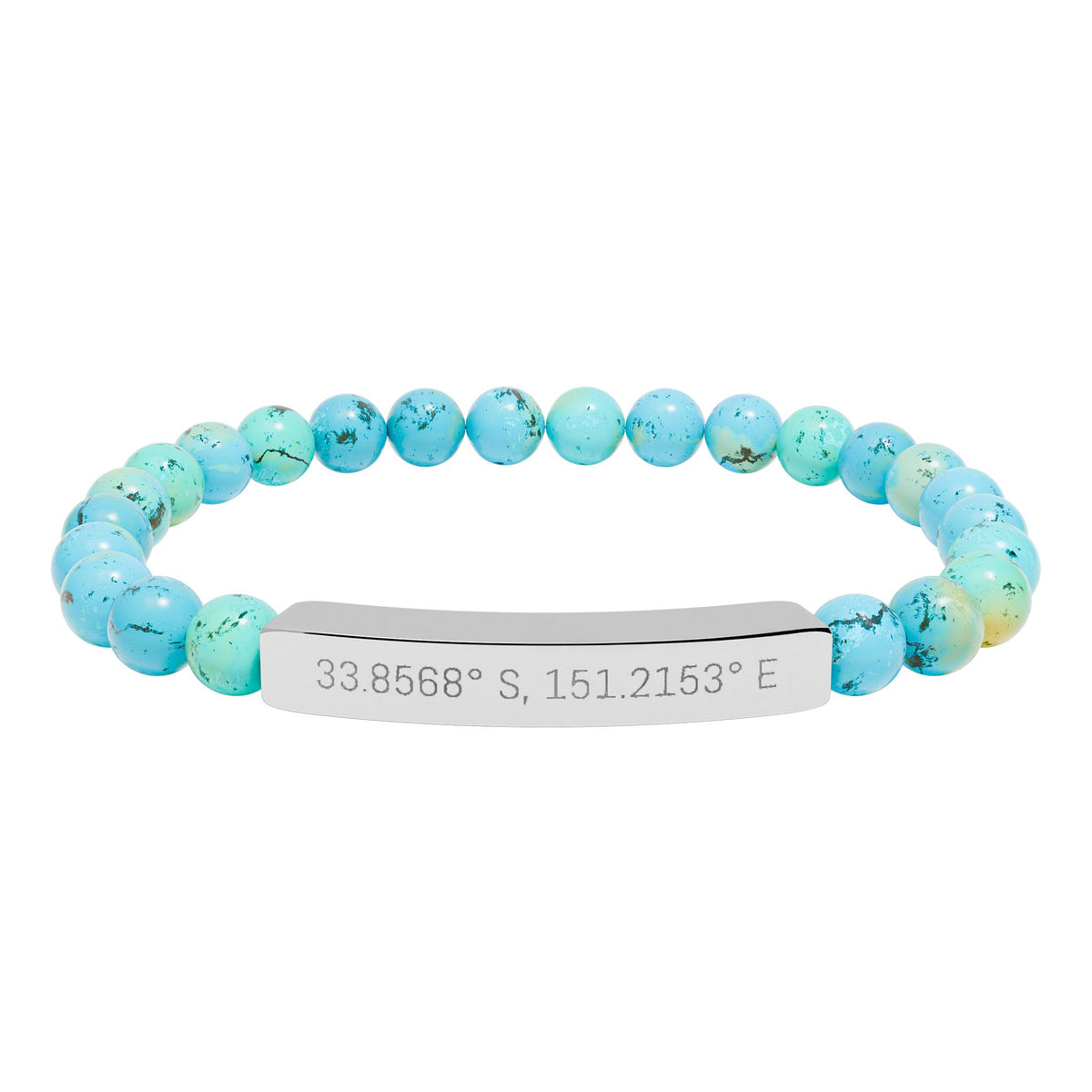 Personalised Stone Stretch Bracelet - view 7