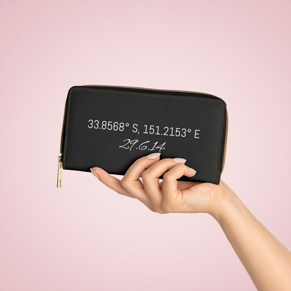 Personalised Zipper Wallet - view 2