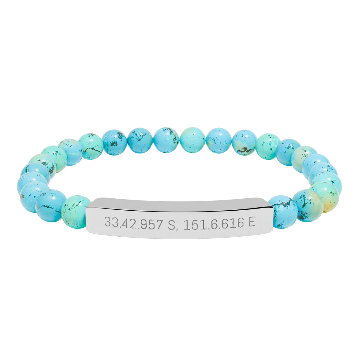 Personalised Stone Stretch Bracelet - view 7