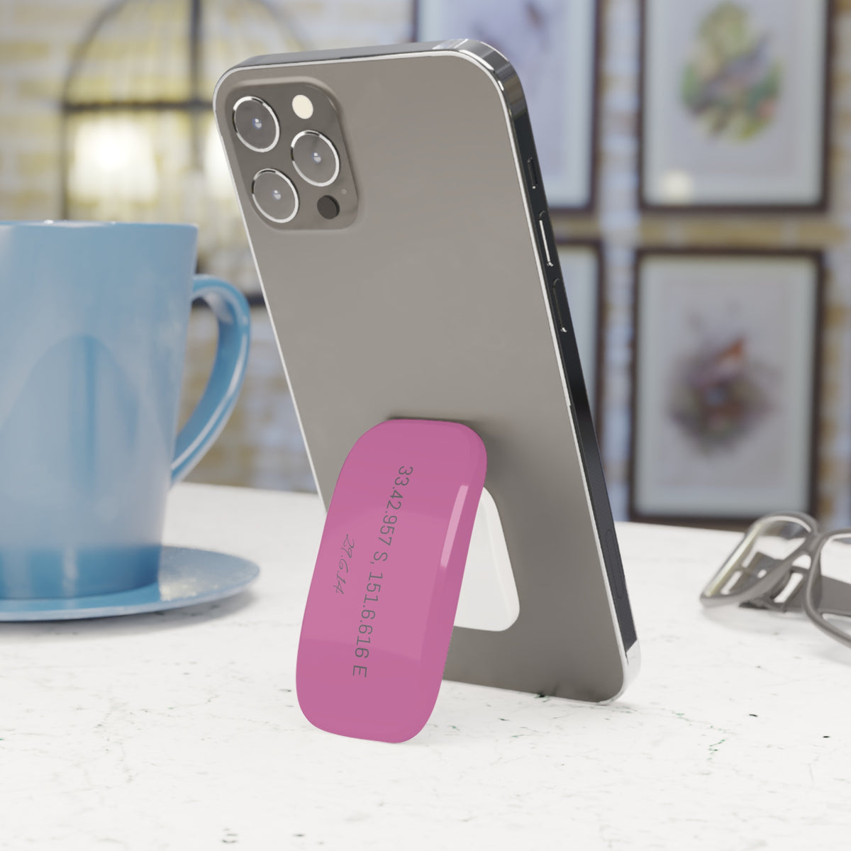 Personalised Phone Click-On Grip - view 3