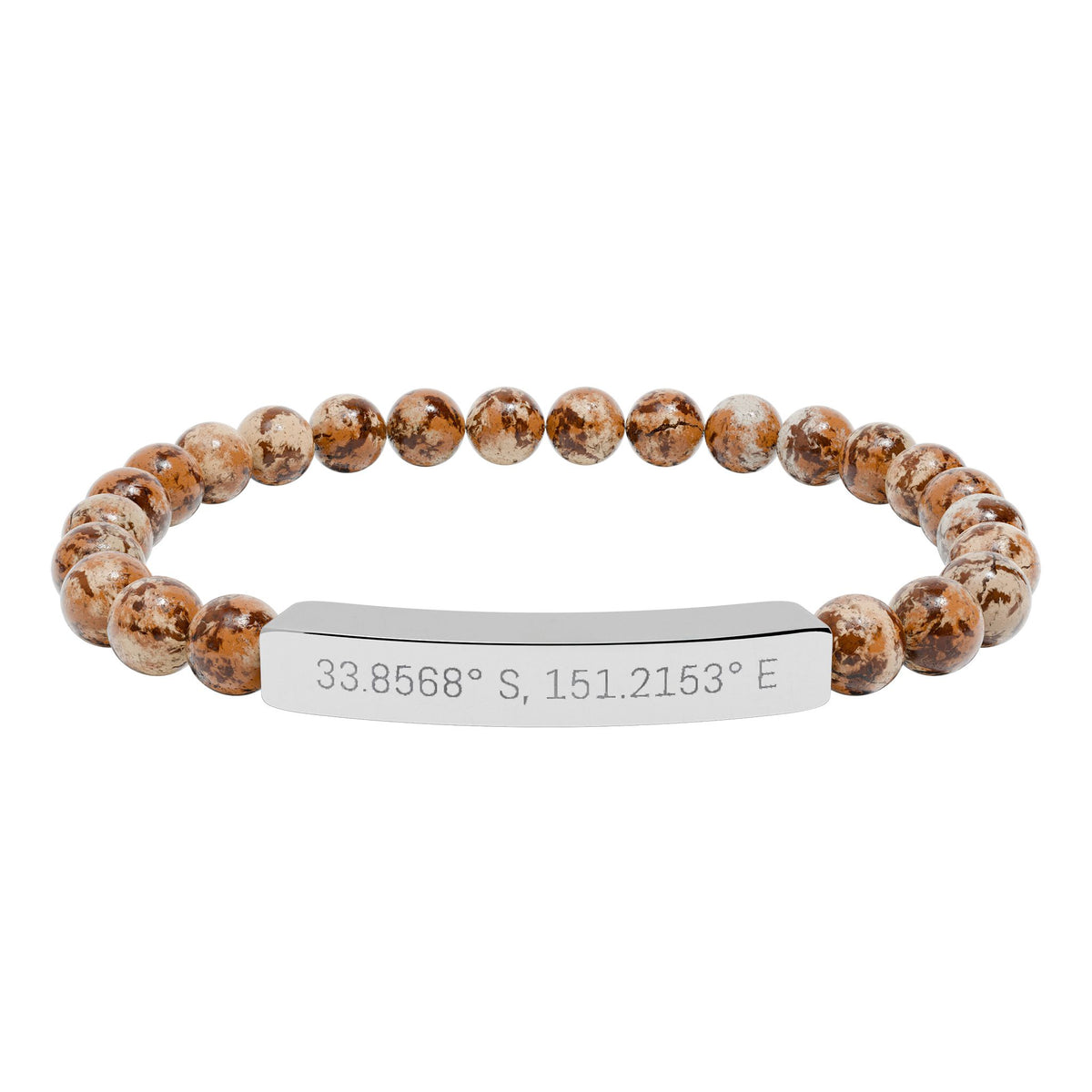 Personalised Stone Stretch Bracelet - view 5