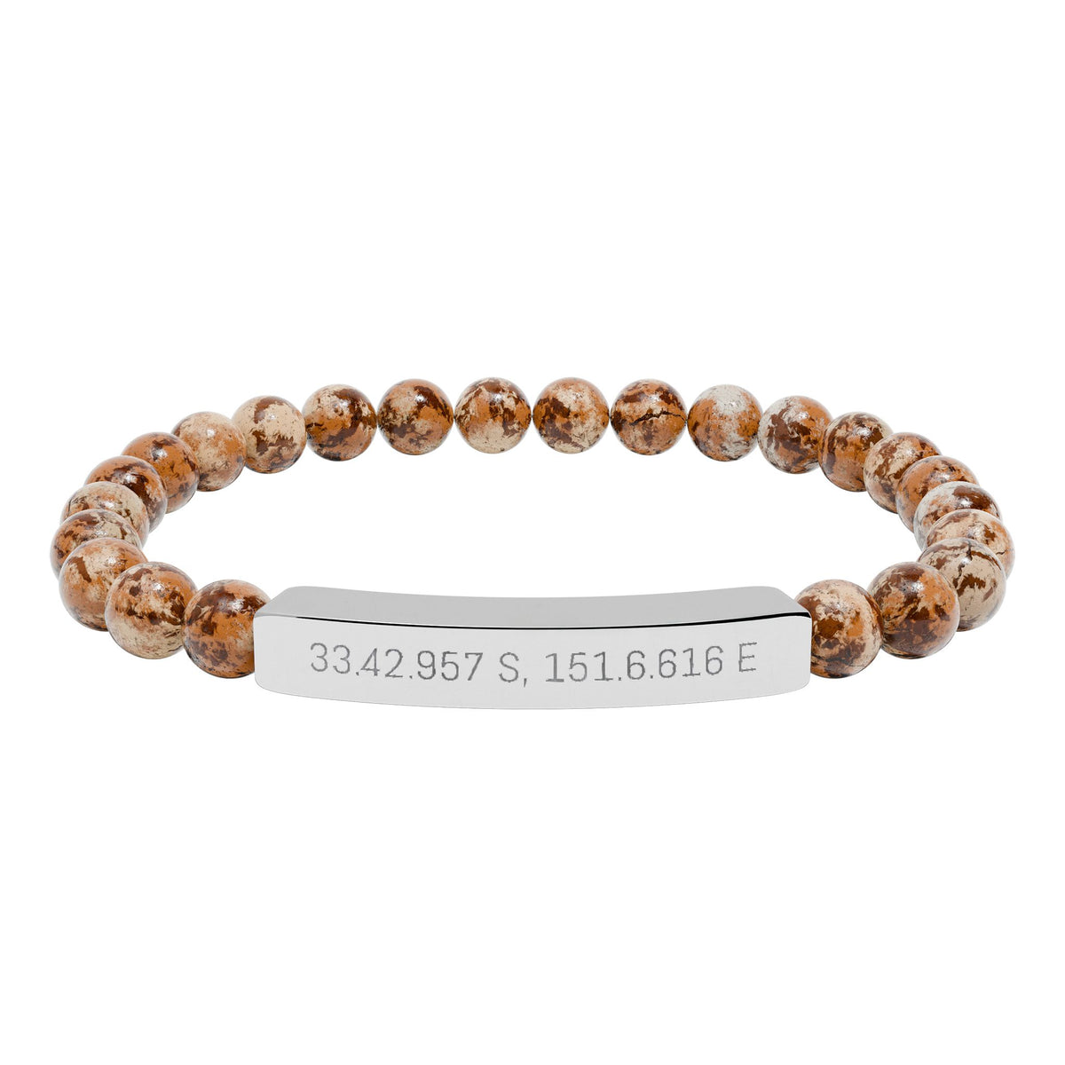 Personalised Stone Stretch Bracelet - view 5