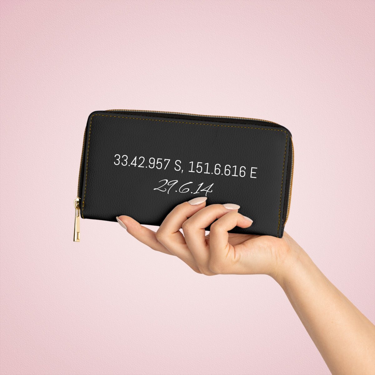 Personalised Zipper Wallet - view 2