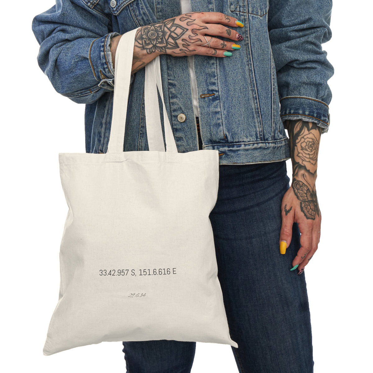 Personalised Natural Tote Bag - view 3
